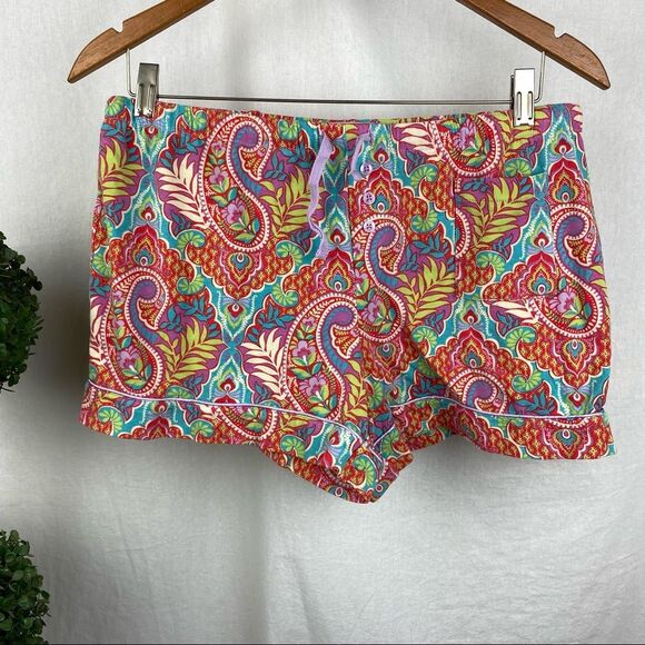 Vera Bradley SET of Print Drawstring Shorts & Hope Tee Shirt S - Picture 2 of 11